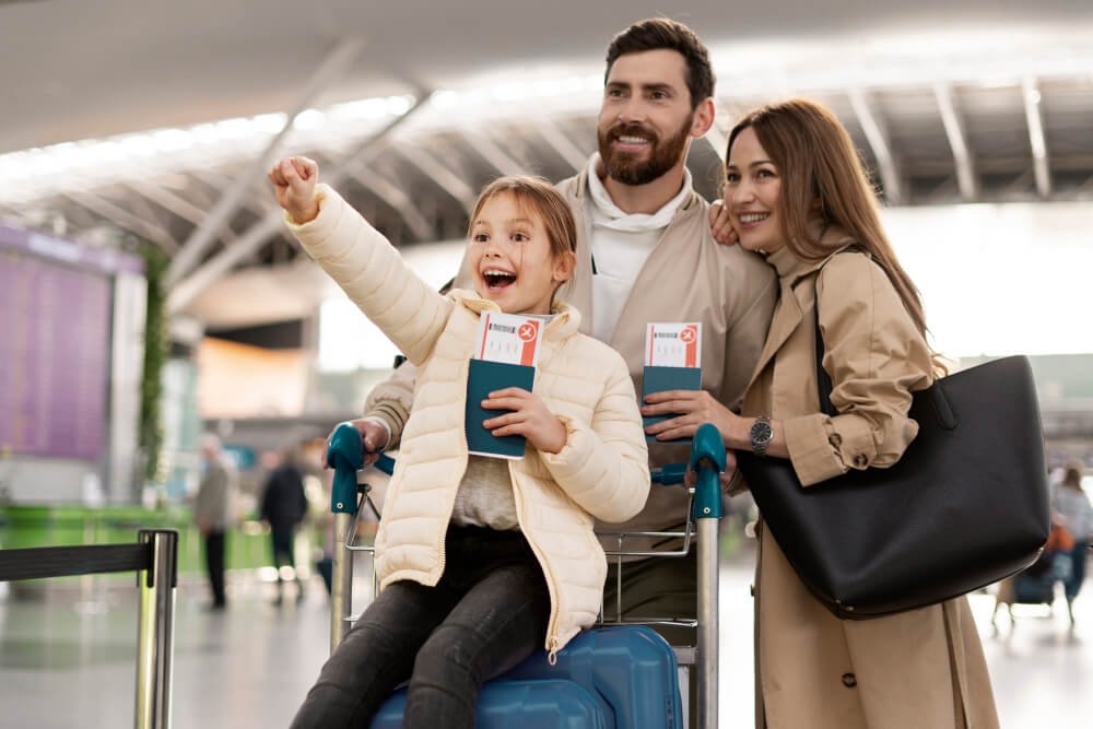 viajando para o exterior