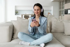 mulher aprendendo inglês